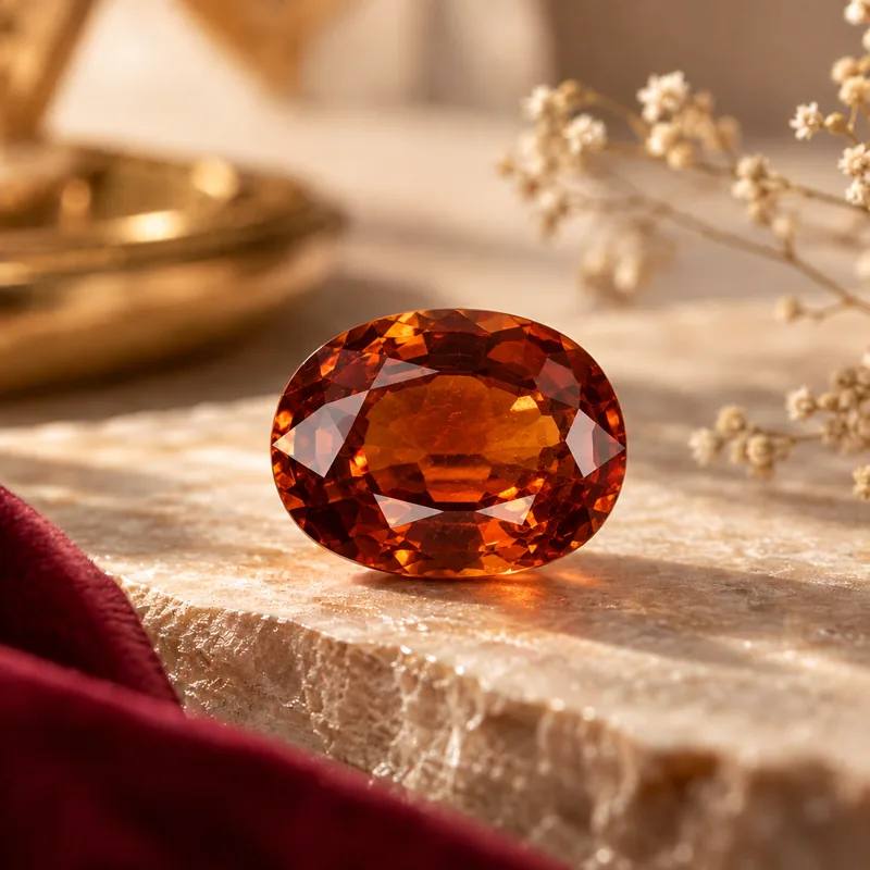 Gomed | Hessonite Garnet gemstone