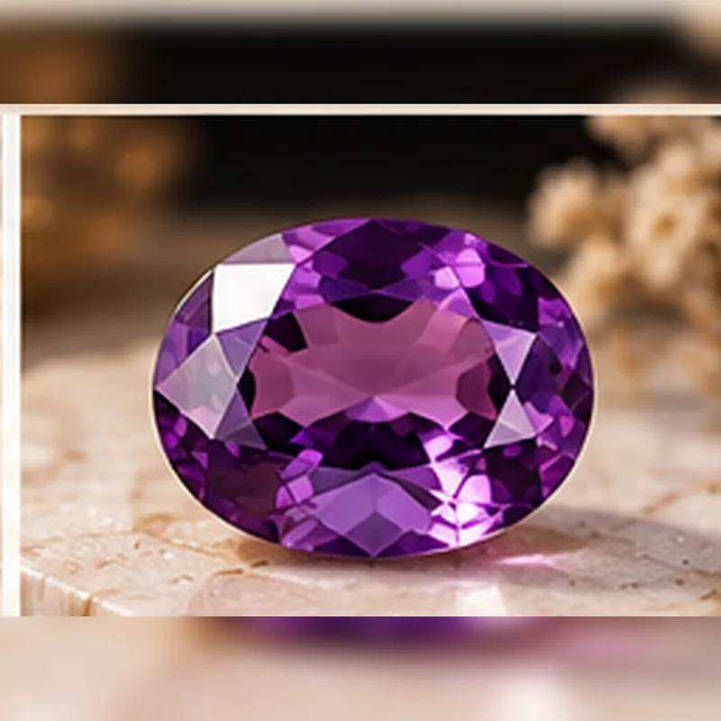Amethyst gemstone