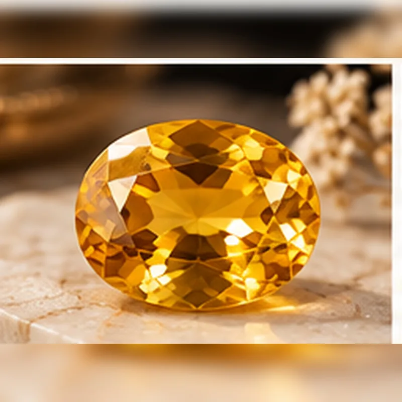 Citrine gemstone