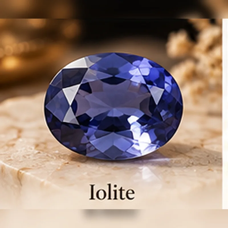 Iolite gemstone