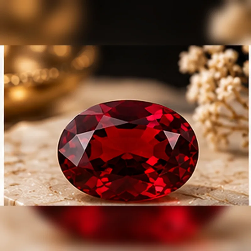 Red Garnet gemstone