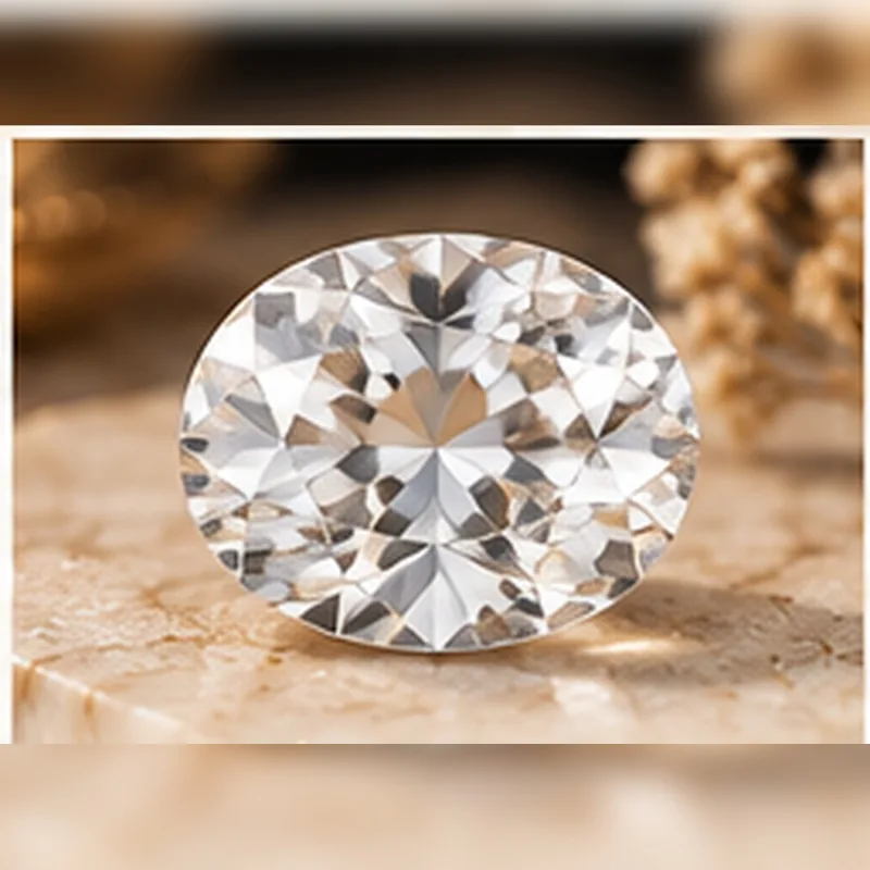 White Zircon gemstone