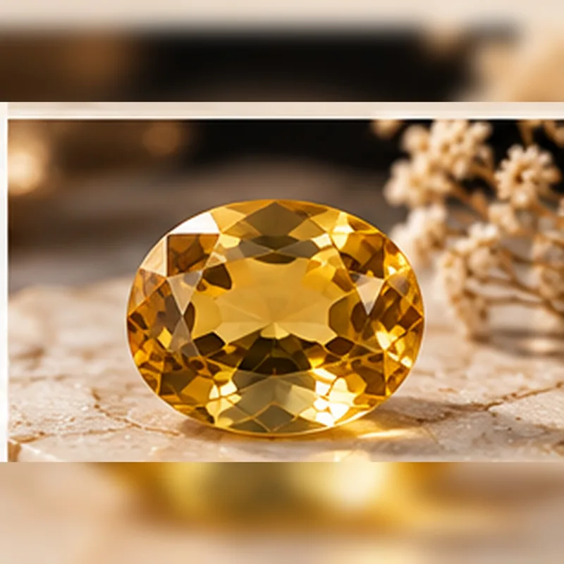Yellow Topaz gemstone
